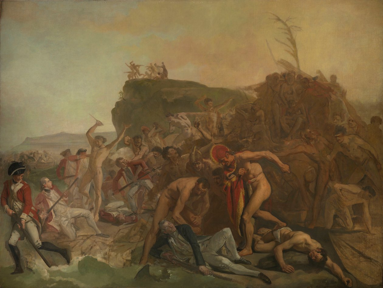 La mort du capitaine James Cook - Johann Zoffany