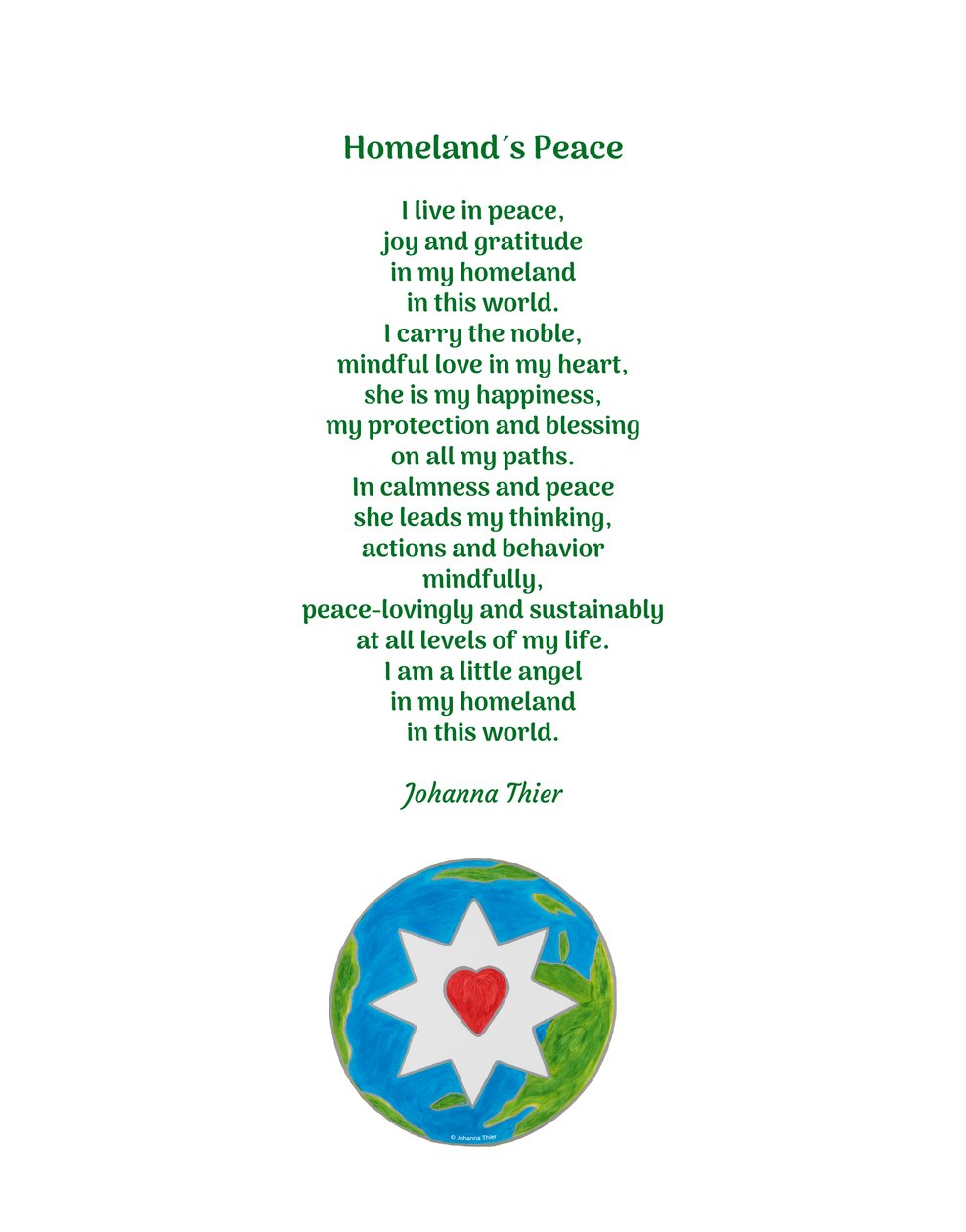 Paix de la patrie - Johanna Thier