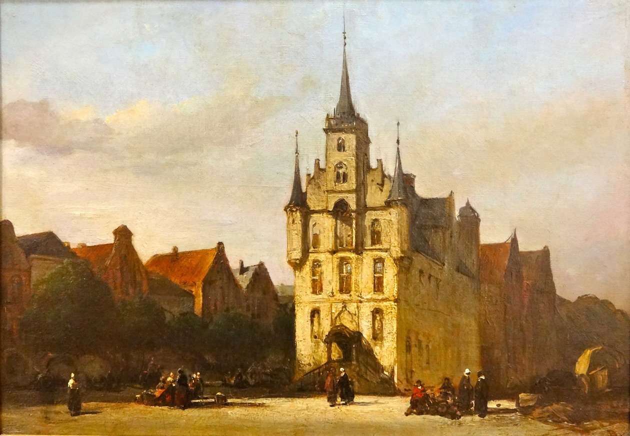 Marché de Gouda - Johannes Bosboom