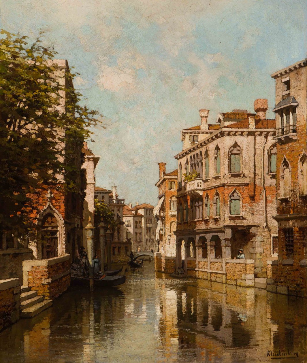 Canal à Venise - Johannes Karel Christian Klinkenberg