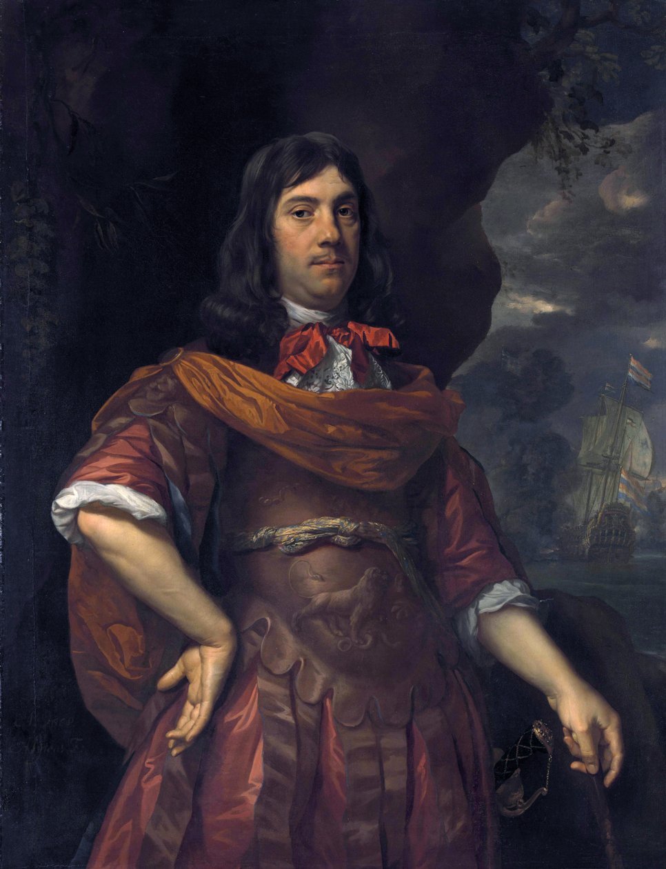 Portrait de Cornelis Tromp (1629-1691) - Johannes Mytens