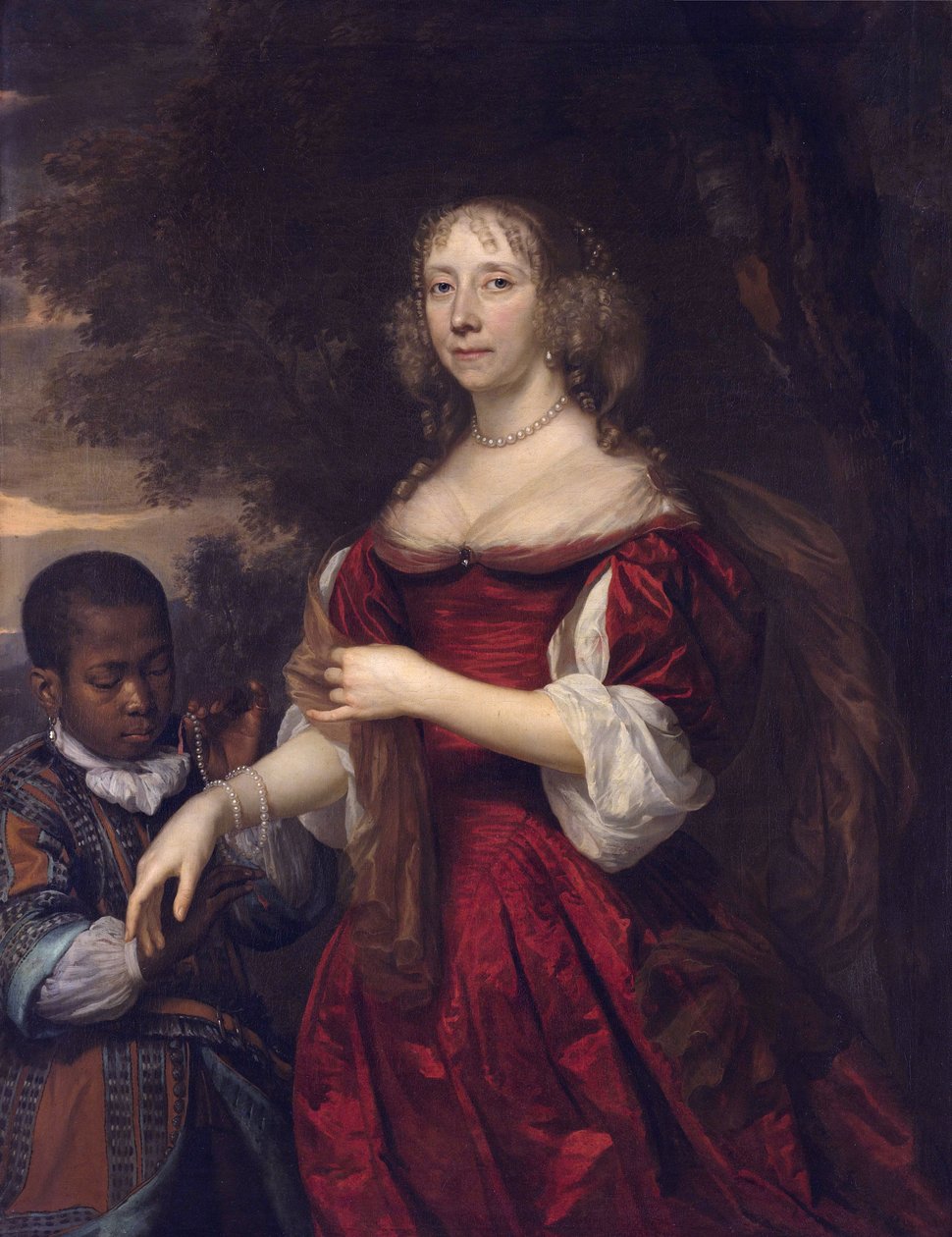 Portrait de Margaretha van Raephorst (1625-1690) - Johannes Mytens