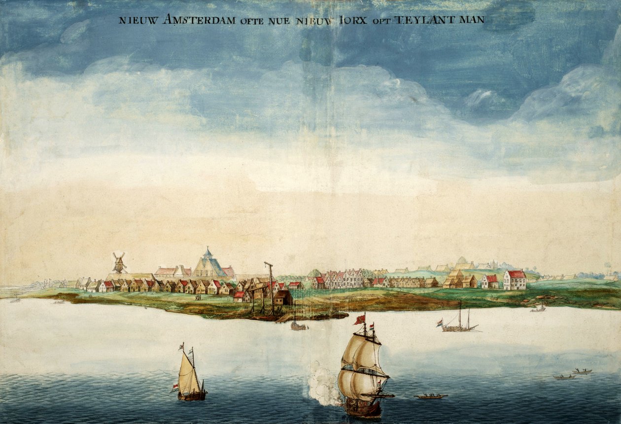 Vue de Nieuw Amsterdam - Johannes Vingboons