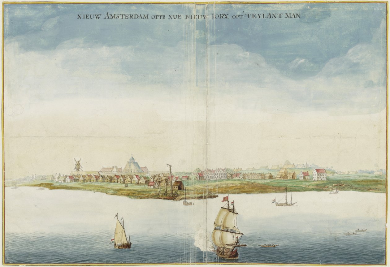 Vue de New Amsterdam - Johannes Vingboons