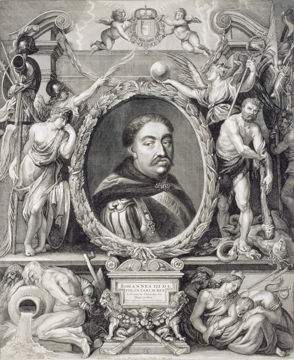 Jan Sobieski III (1624-96) Roi de Pologne, 1683 - Johannes de Ram