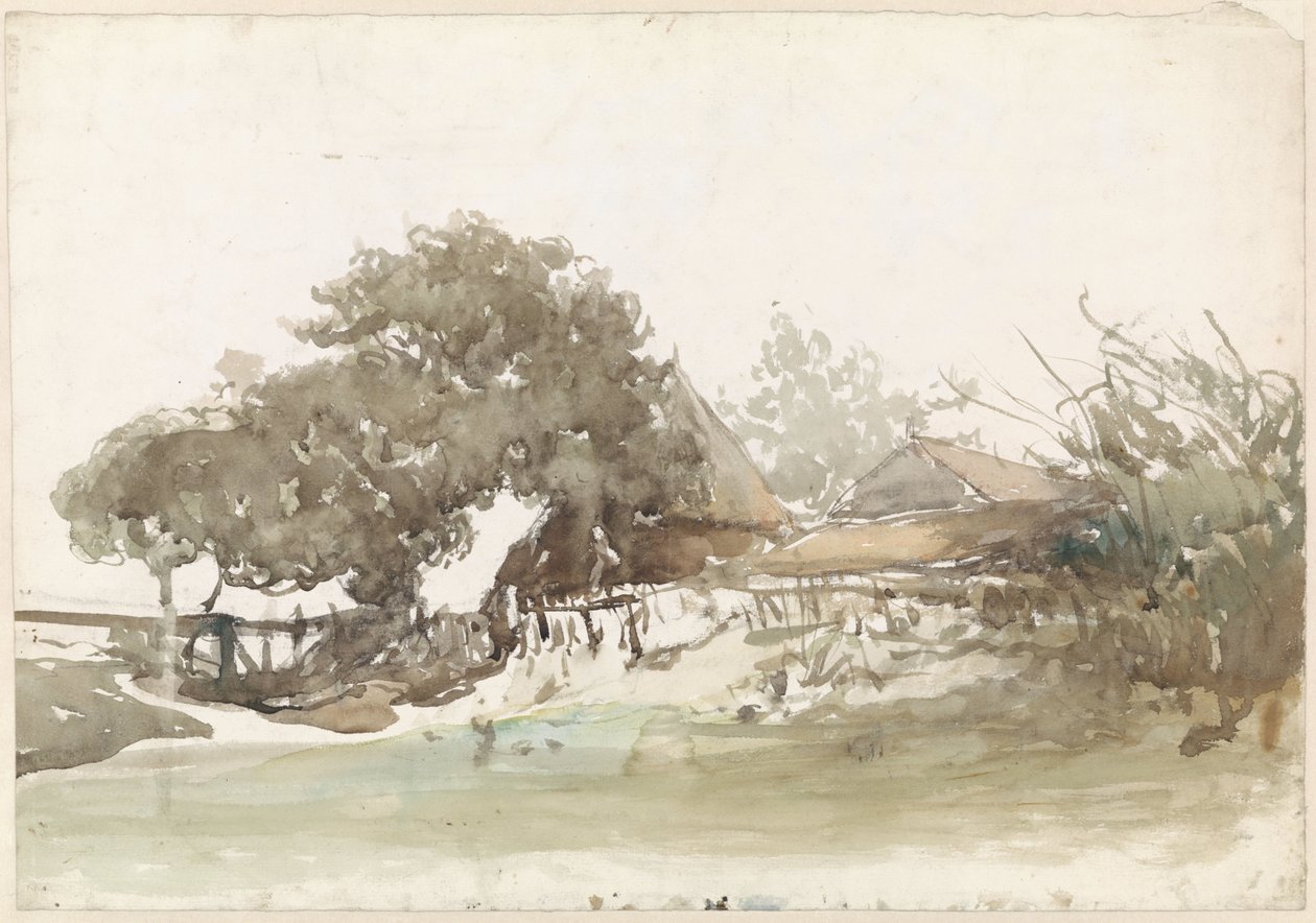 Fermes à Waalsdorp - Johannes Bosboom