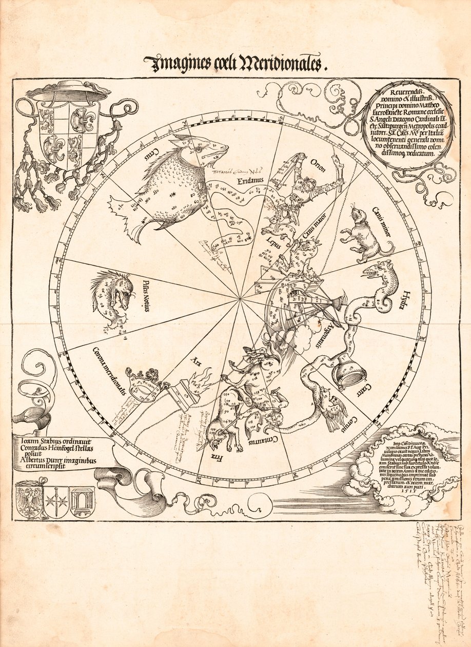 Imagines coeli meridionales - Johannes; Dürer Stabius