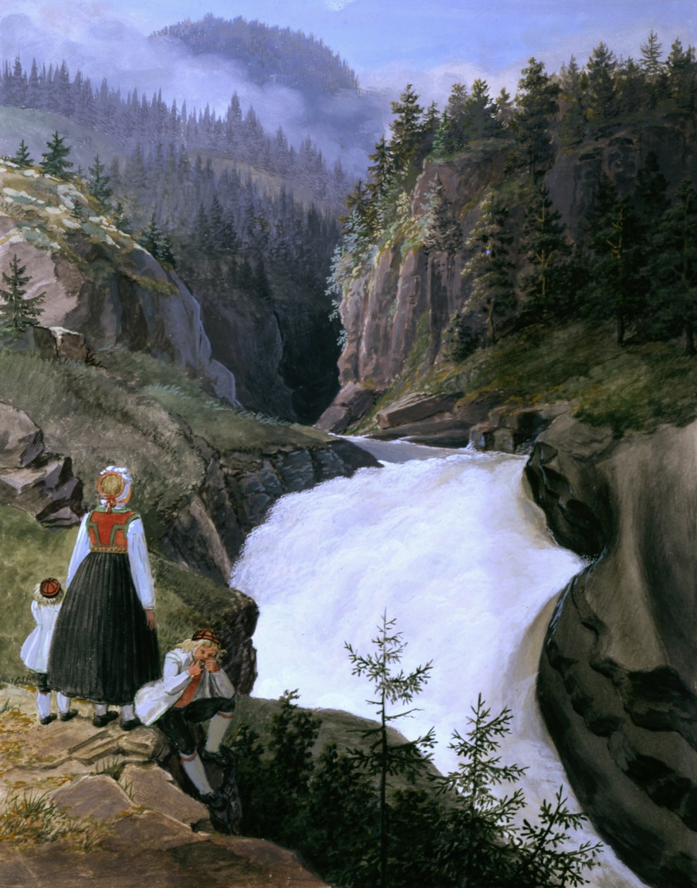 Rivière Rukkedals à Nes dans Hallingdal - Johannes Flintoe