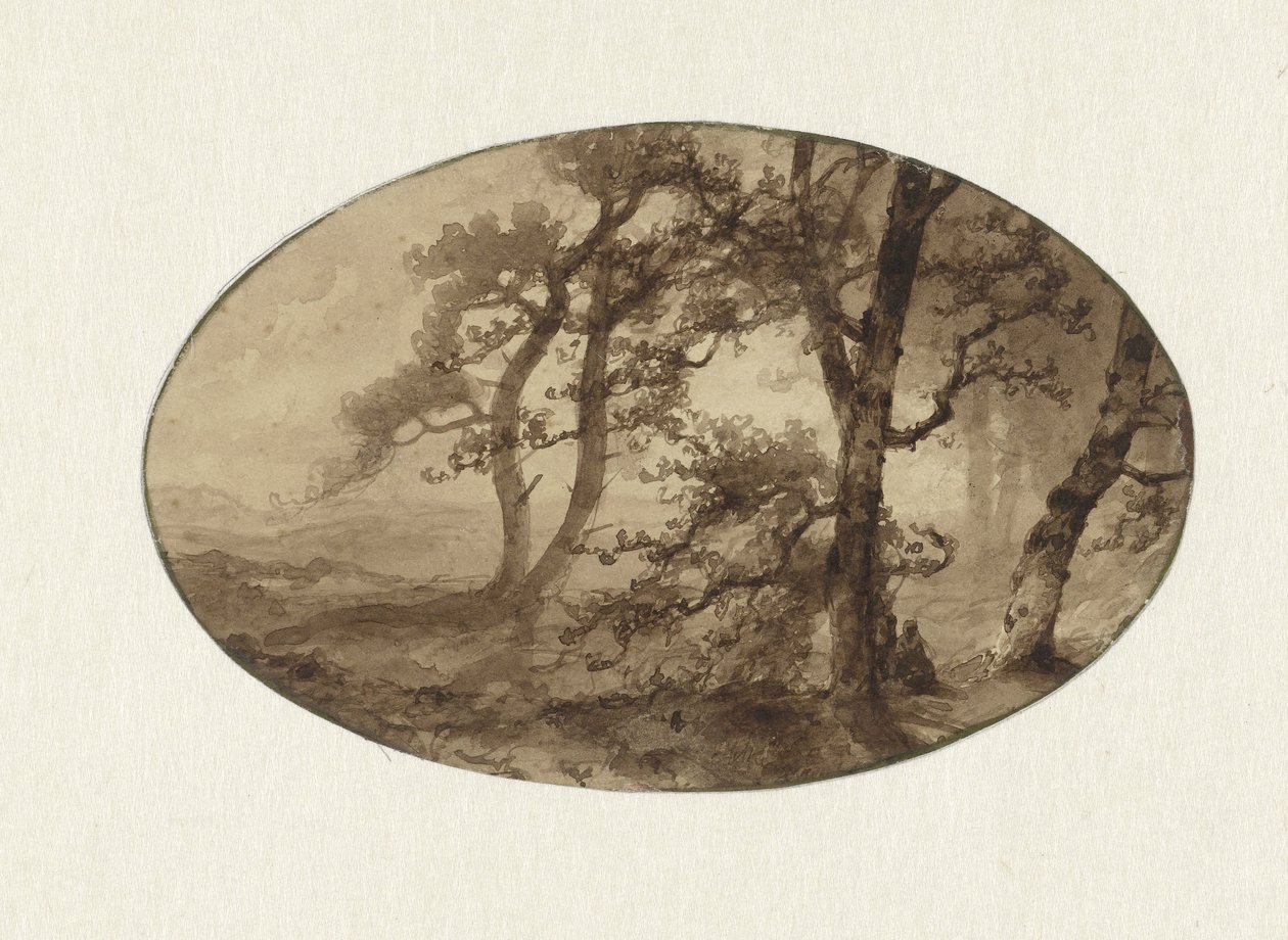 Lisière de forêt - Johannes Franciscus Hoppenbrouwers