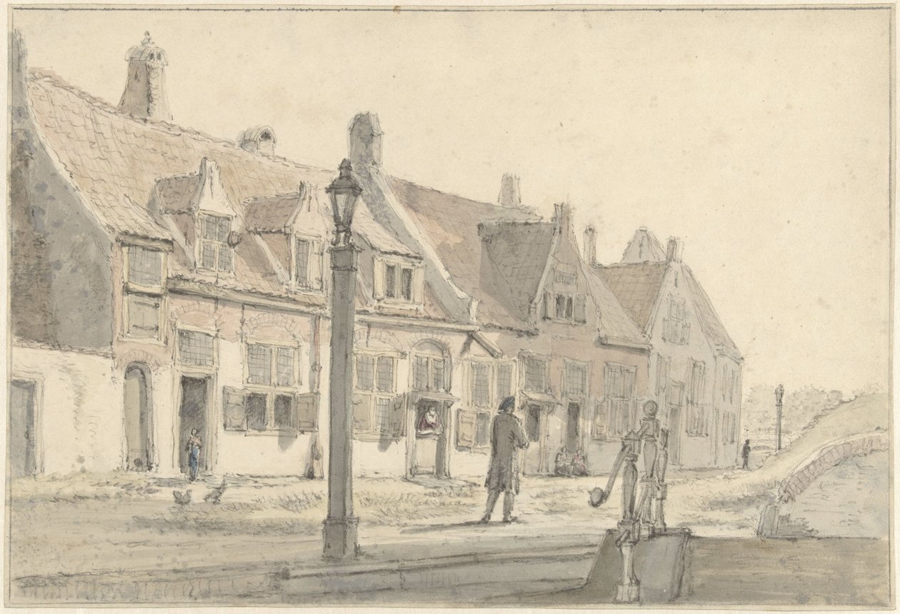 Près de la Koepoort à Delft - Johannes Jelgerhuis