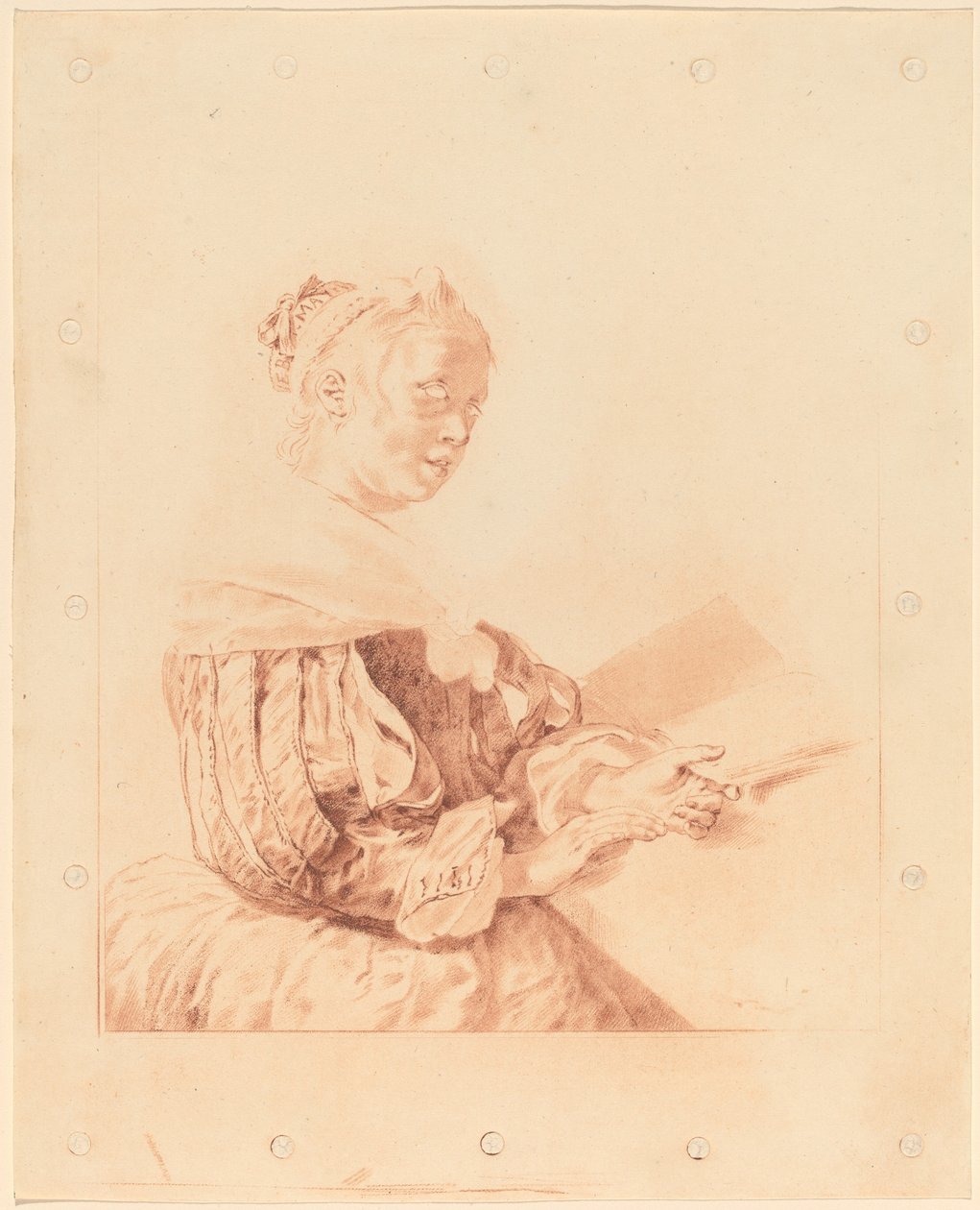 Jeune fille au clavier, 1767 - Johannes Kornlein