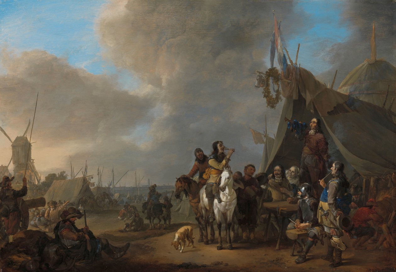 Camp militaire - Johannes Lingelbach