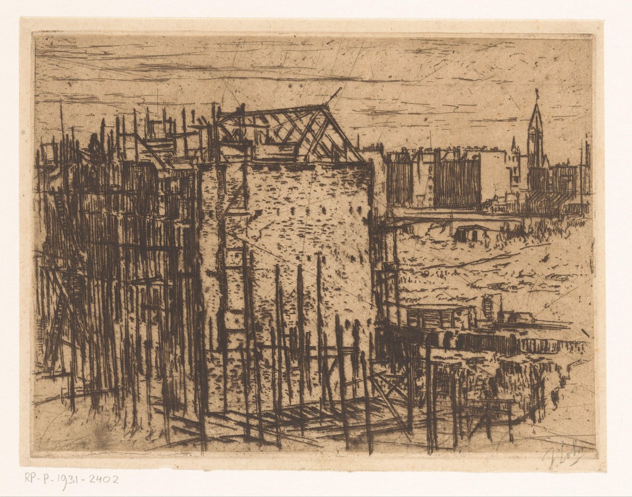 Maisons en construction - Johannes Löhr
