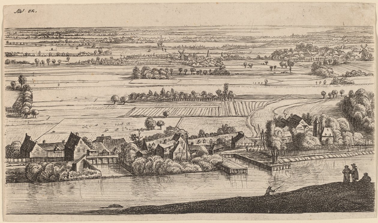 Village au bord d