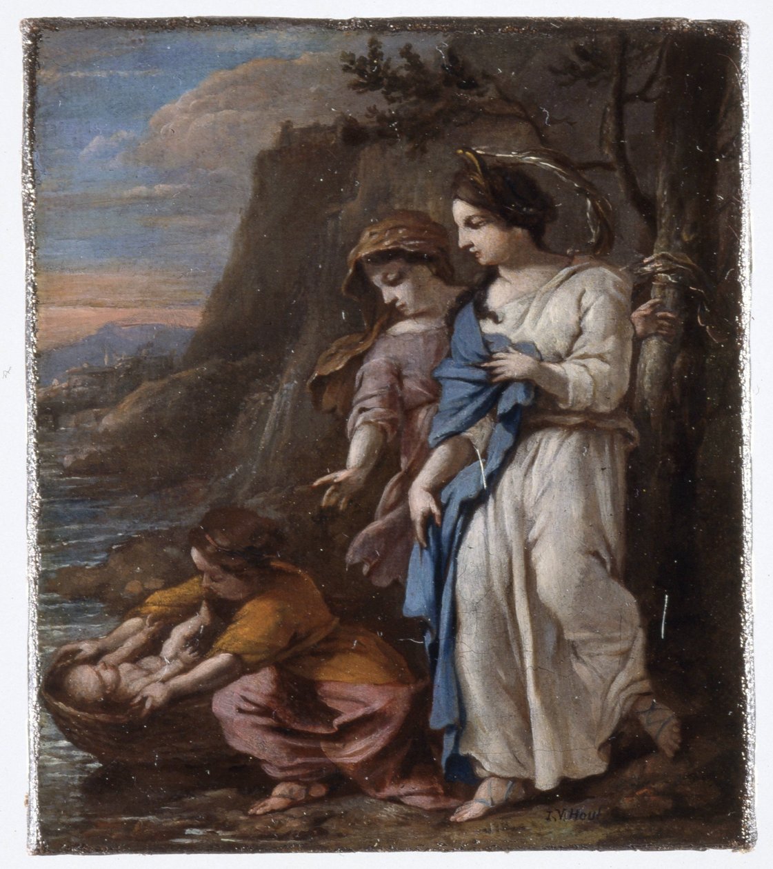 La découverte de Moïse - Johannes Voorhout (I)