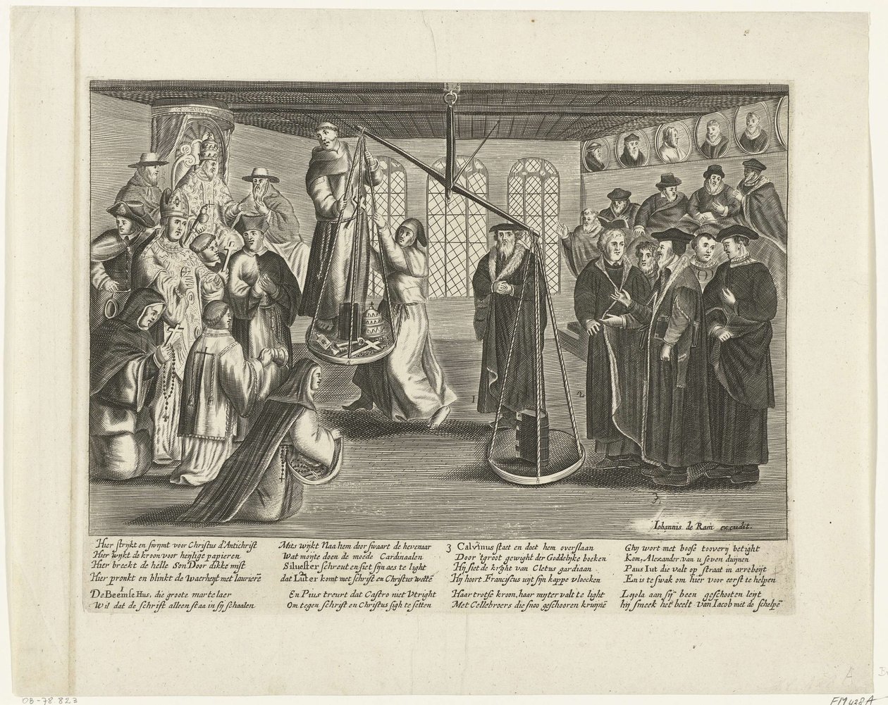 Pesée de la Bible, 1660 - Johannes de Ram