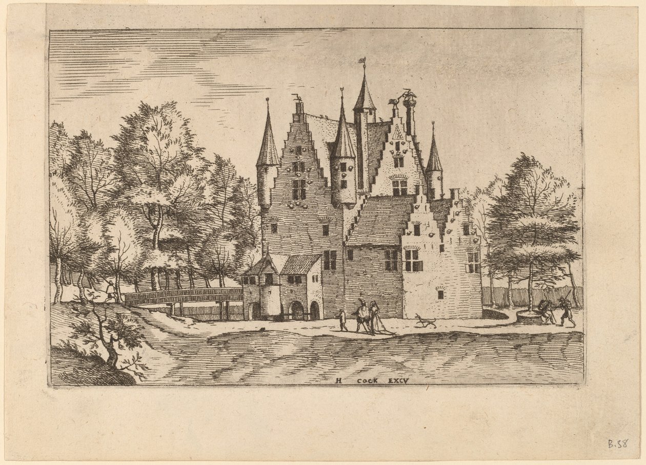 Château - Johannes van Doetechum, the Elder and Lucas