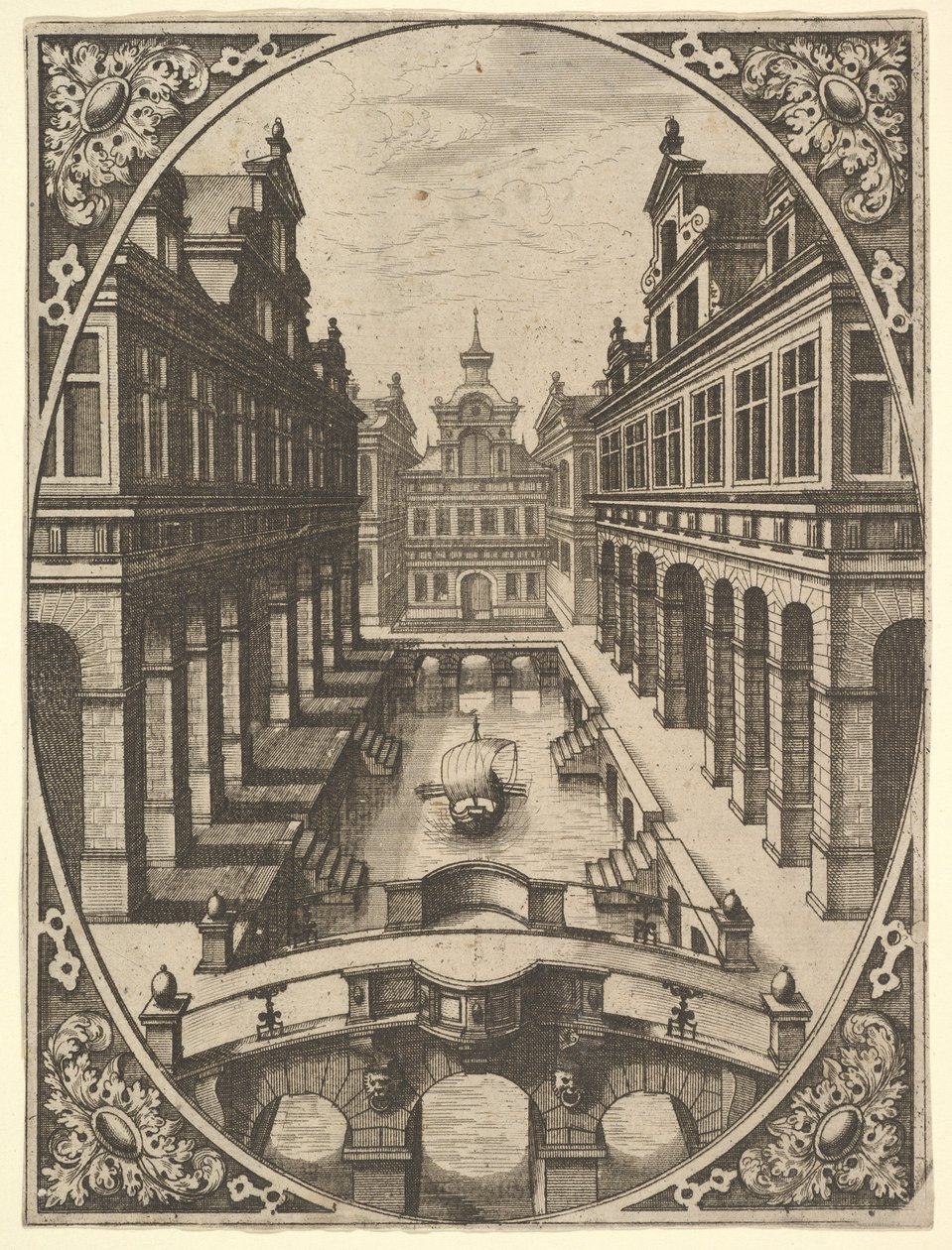 Planche de Scenographiae - Johannes van Doetecum I