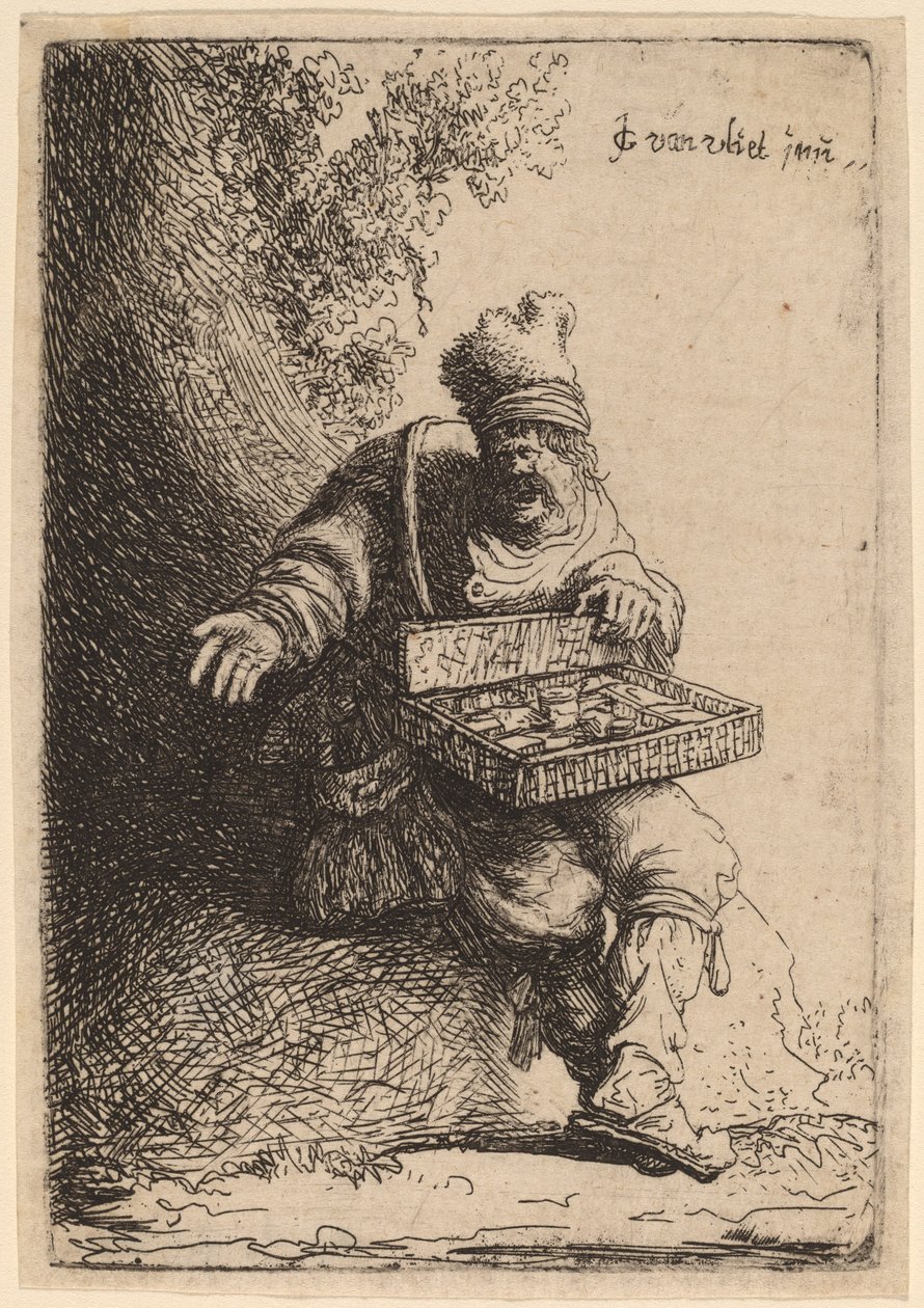 Le colporteur - Johannes van Vliet