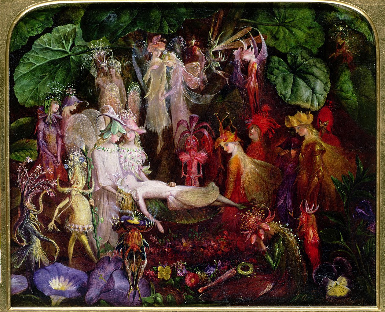 Les Funérailles de la Fée - John Anster Fitzgerald
