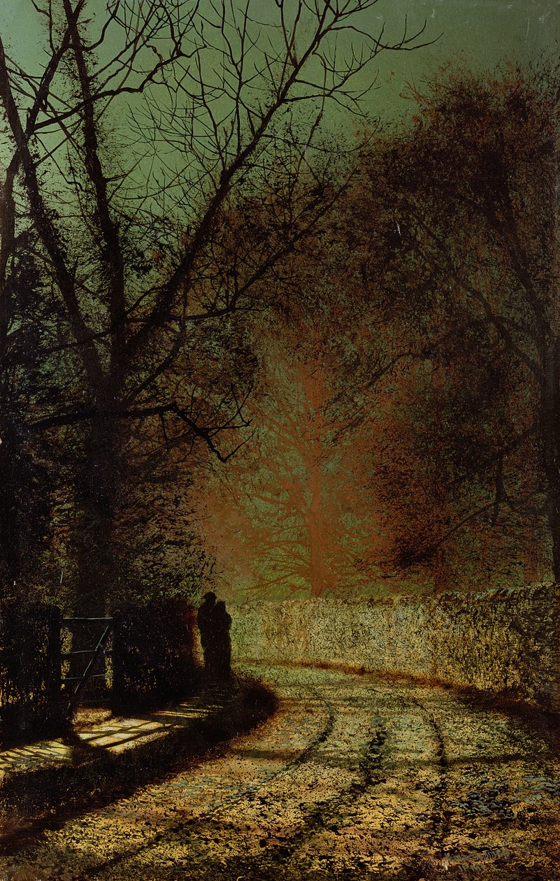Les amants - John Atkinson Grimshaw