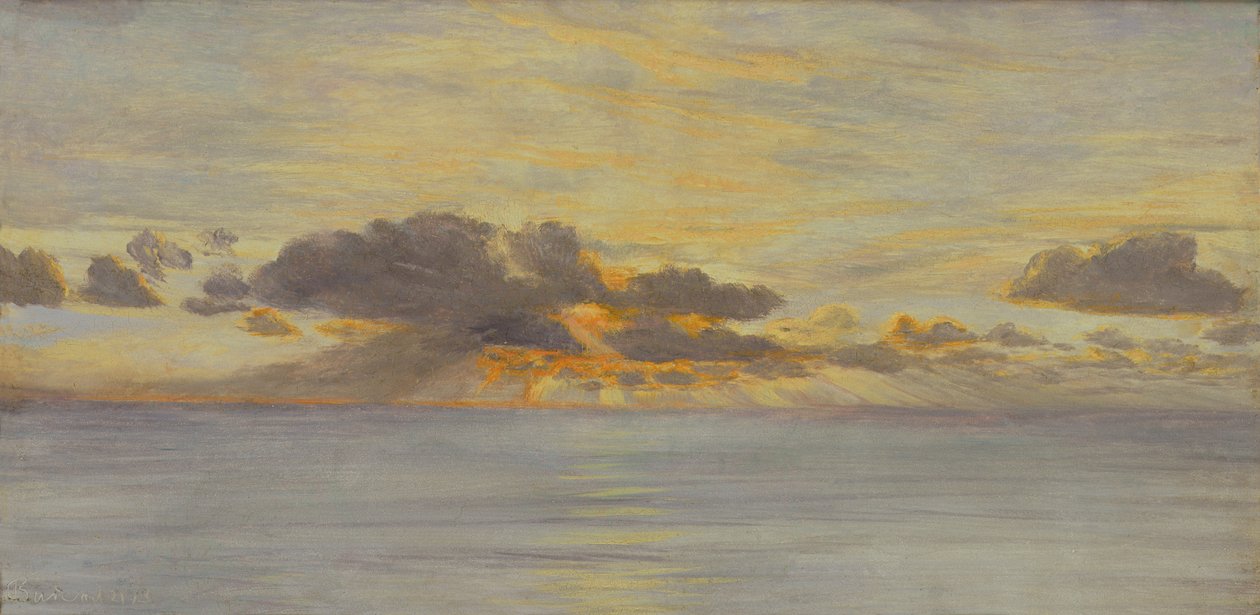 Coucher de soleil - John Brett