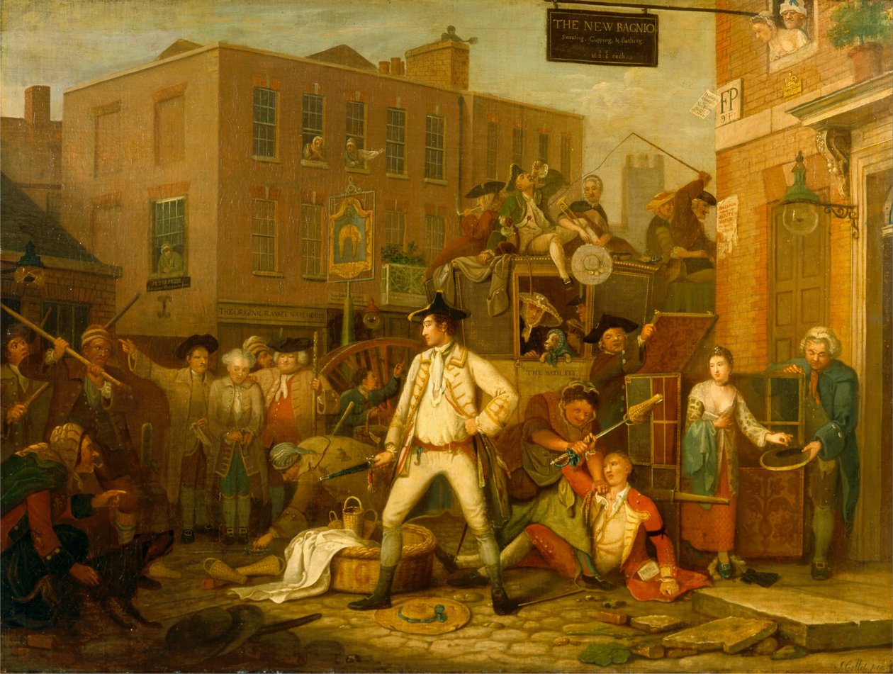 Scène de rue à Londres - John Collet