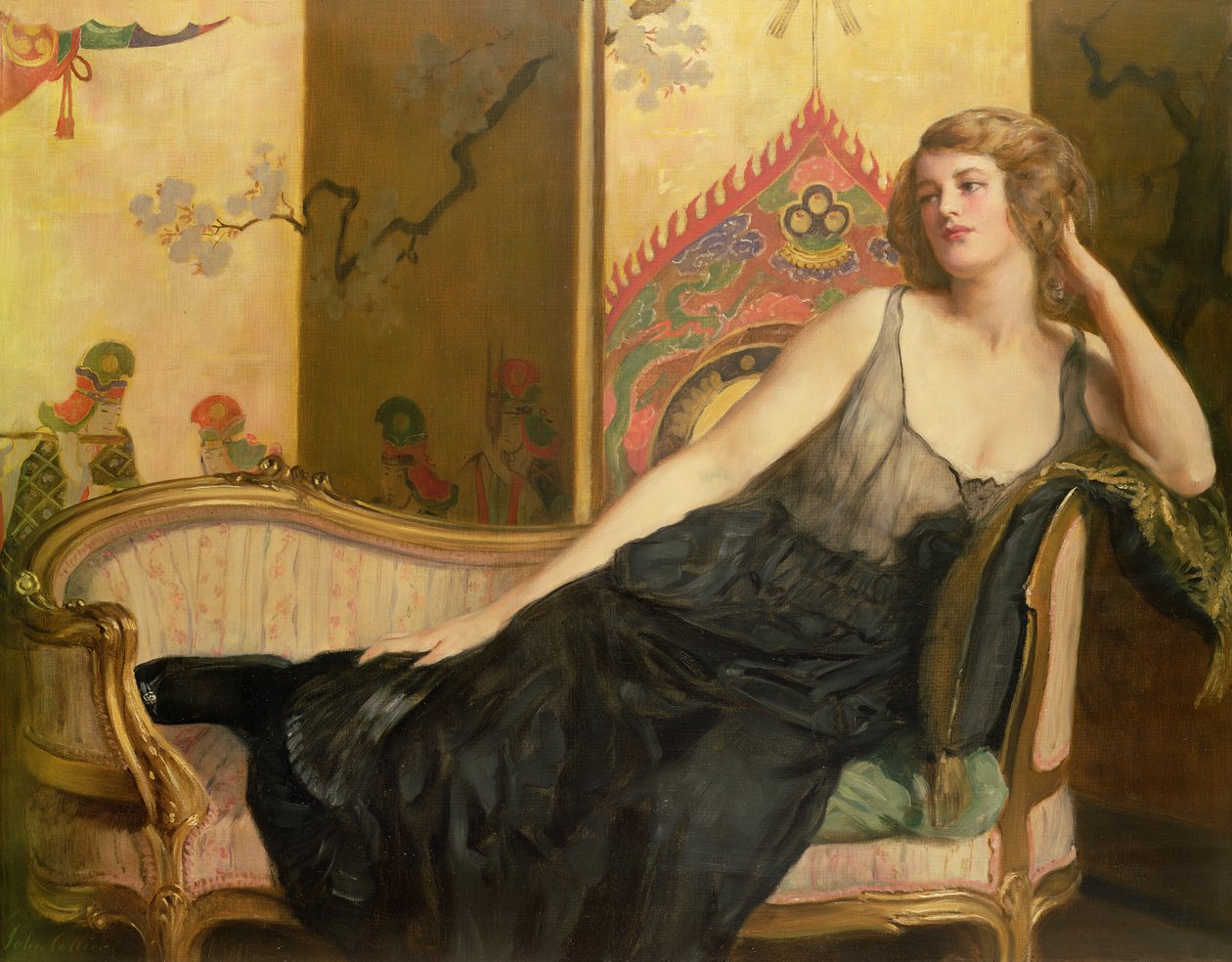 Femme allongée - John Collier
