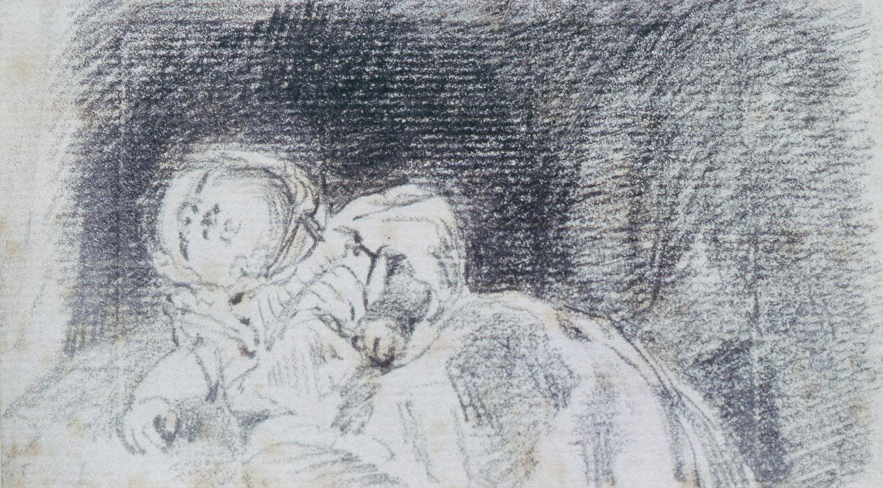 Un bébé (possiblement Maria Louisa Constable) 1819 - John Constable