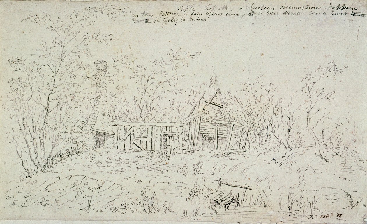 Un cottage en ruine à Capel, Suffolk, 1796 - John Constable