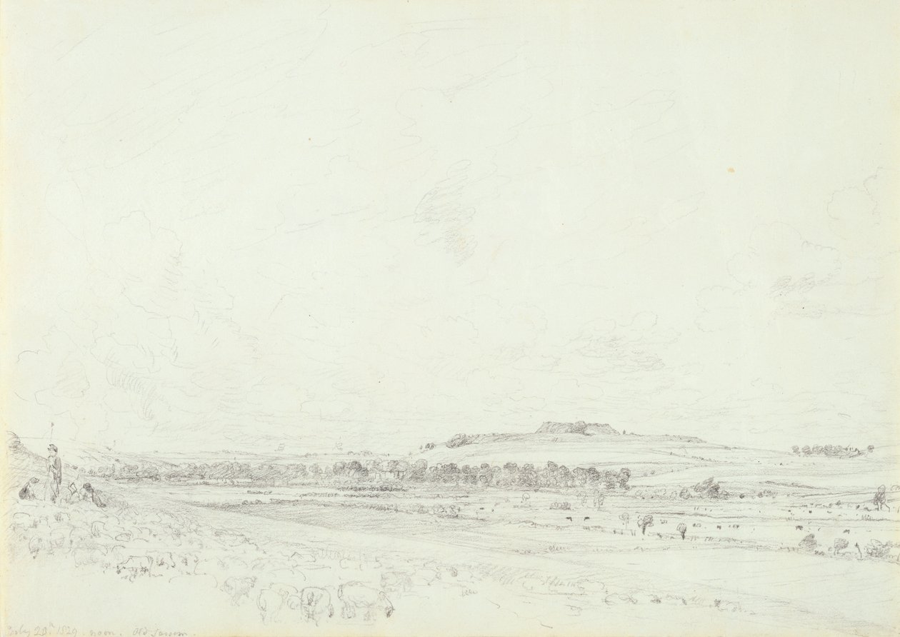 Old Sarum à Midi, 1829 - John Constable