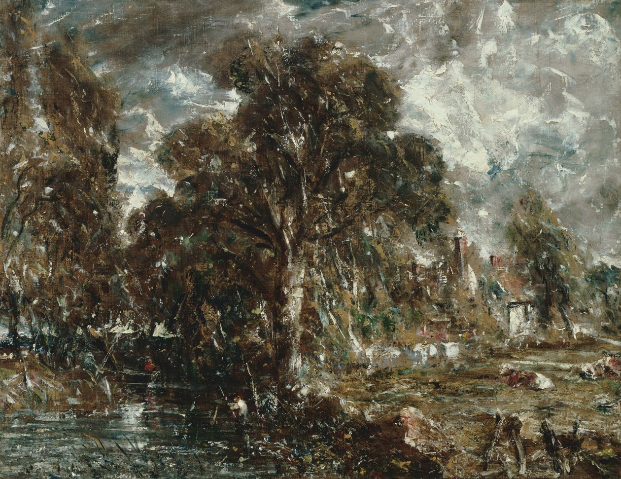 Sur la rivière Stour - John Constable