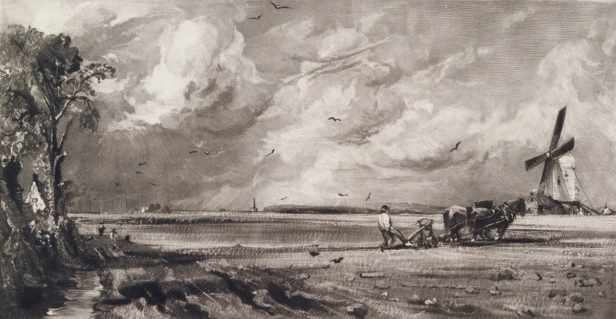 Printemps, gravé par David Lucas c.1829-30 - John Constable