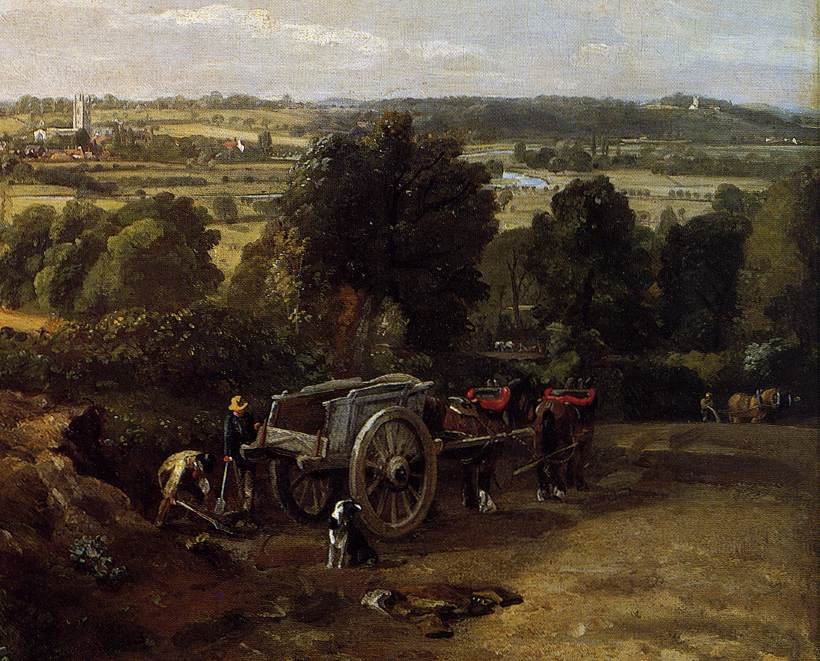 La vallée de la Stour avec l