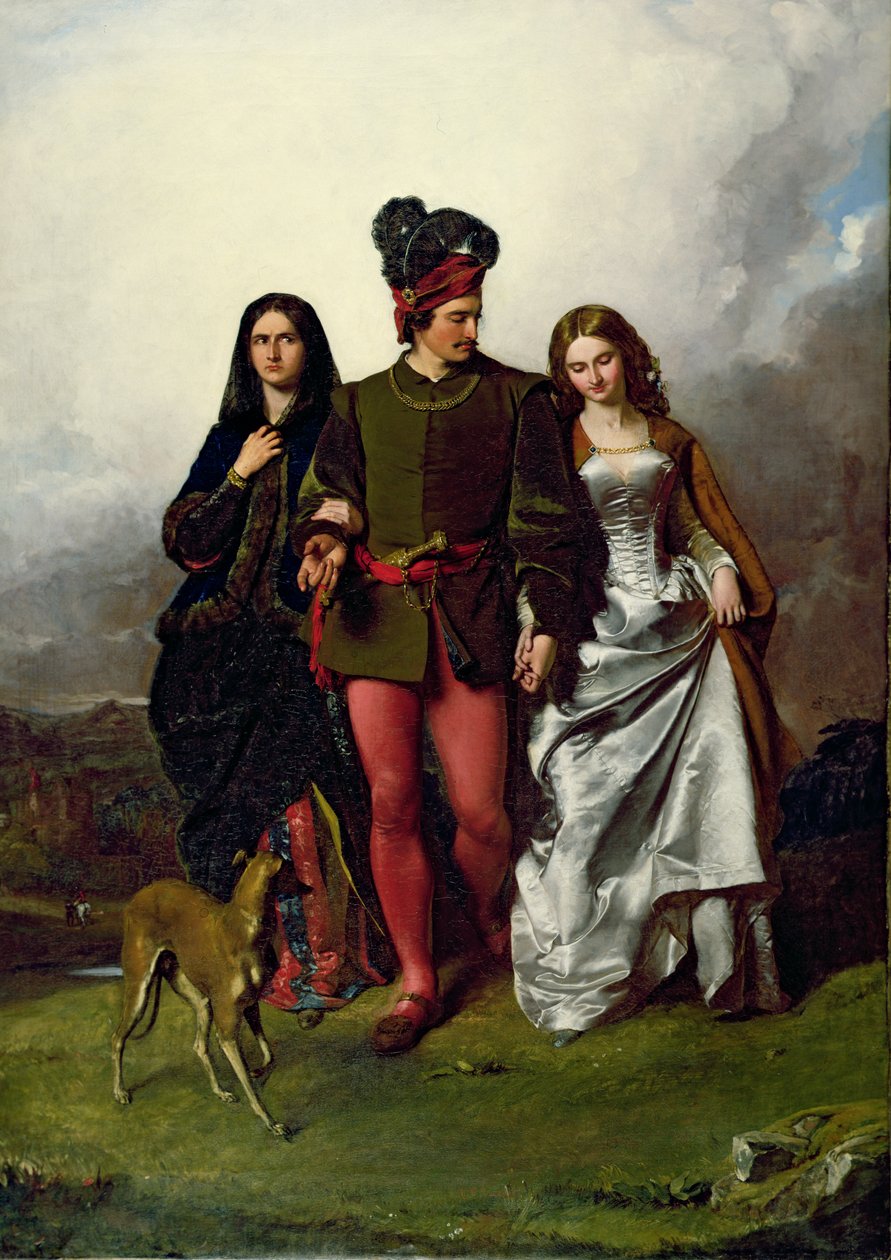 La sœur cruelle, 1851 - John Faed