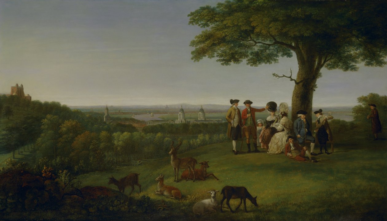 One Tree Hill, Greenwich, avec Londres au loin - John Feary