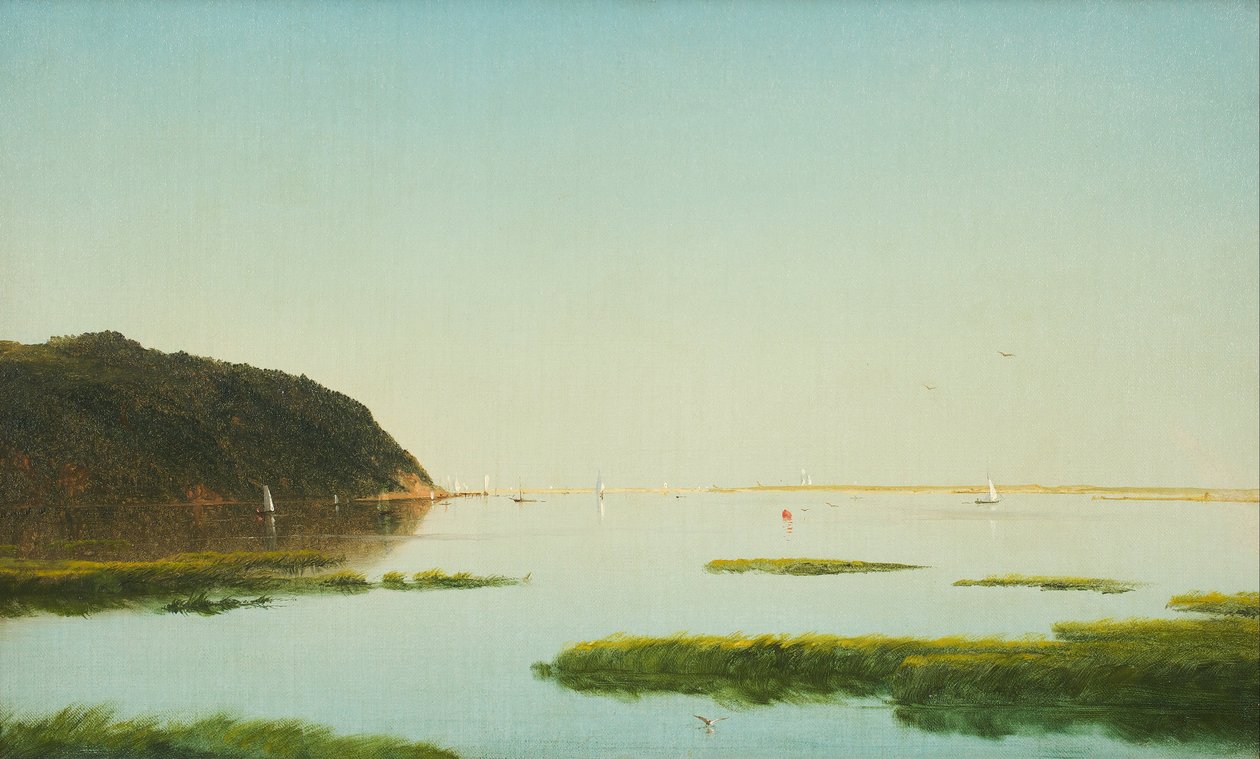 Vue de la rivière Shrewsbury, New Jersey - John Frederick Kensett