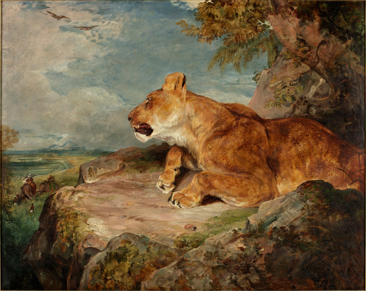 La lionne, c.1824-27 - John Frederick Lewis
