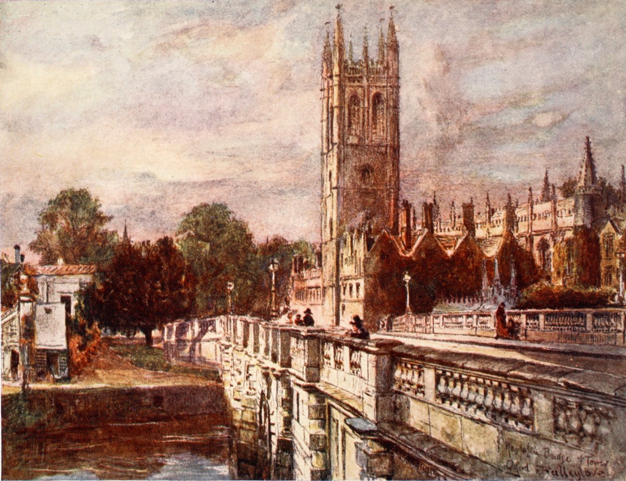 Tour et pont de Magdalen, 1903 - John Fulleylove