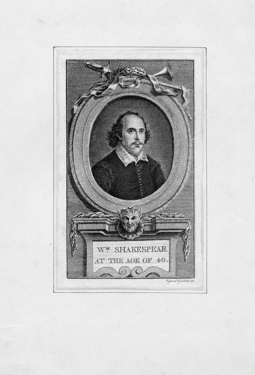 Portrait gravé - John Hall