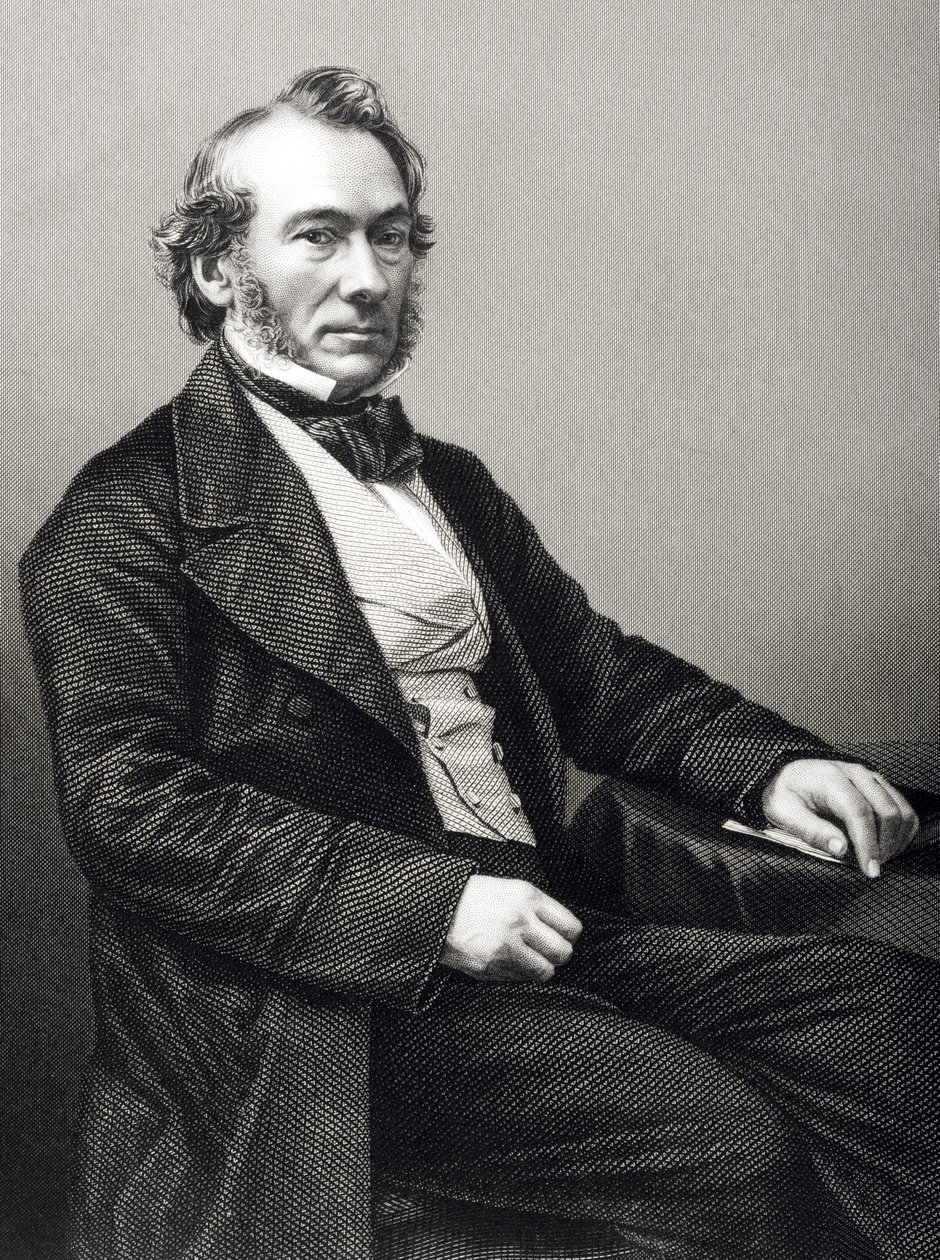 Richard Cobden (1783-1862) gravé par D.J. Pound d