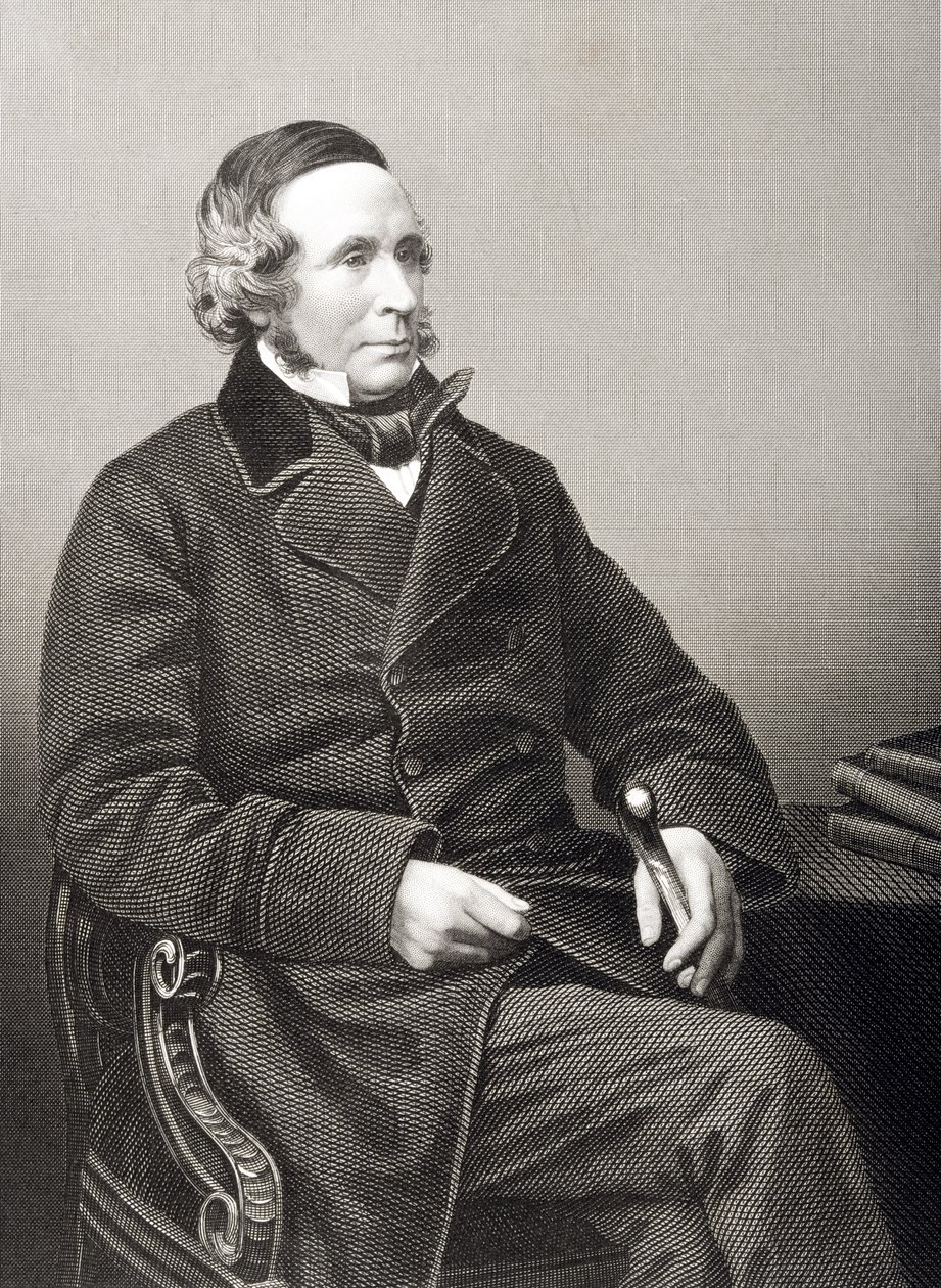 Sir Henry Singer Keating (1804-88) gravé par D.J. Pound d