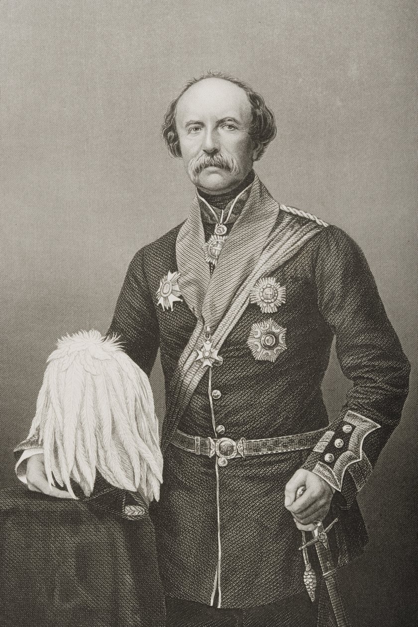William Fenwick Williams de Kars, gravé par D.J. Pound d