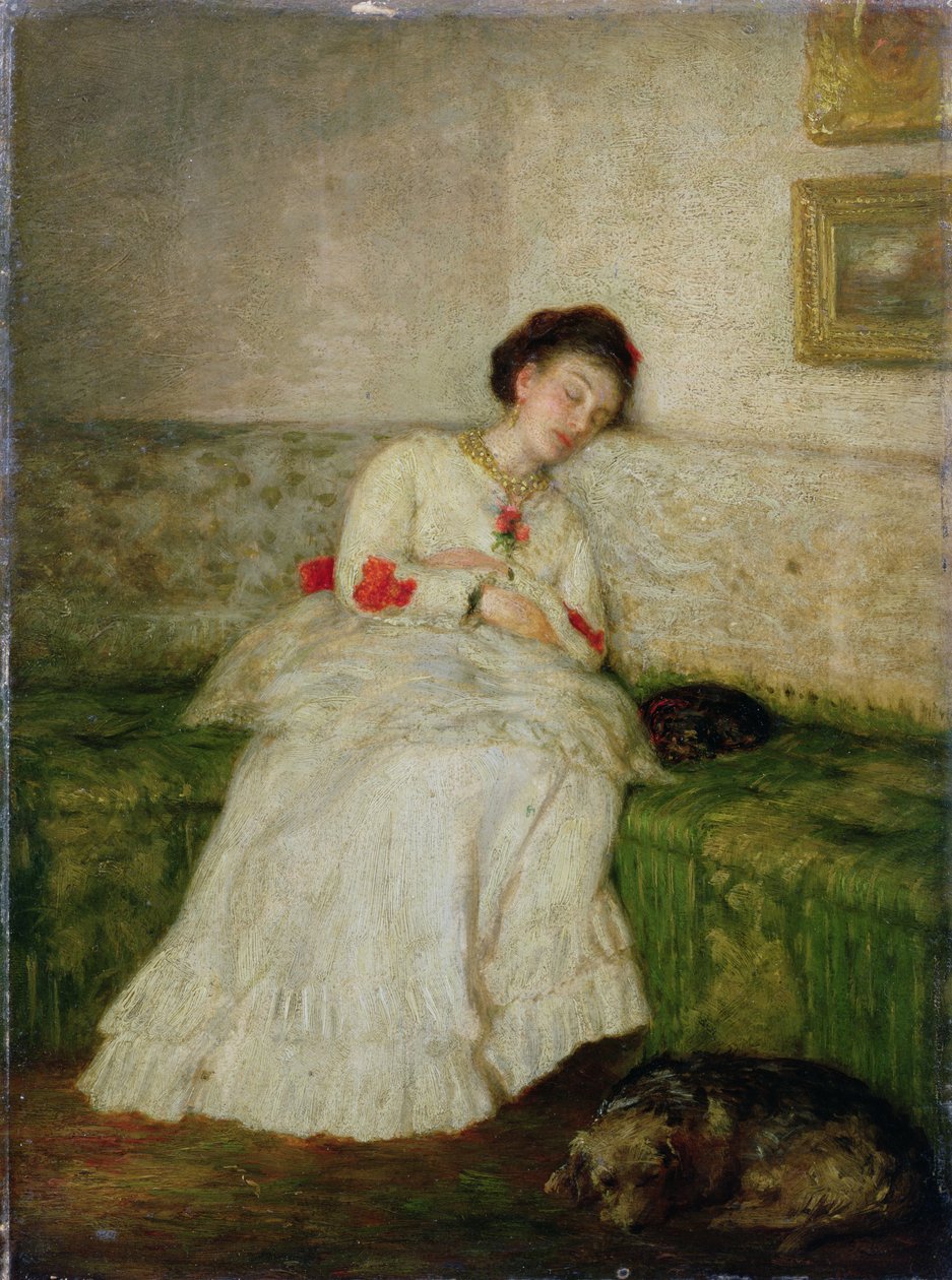 Le canapé vert - John Lavery