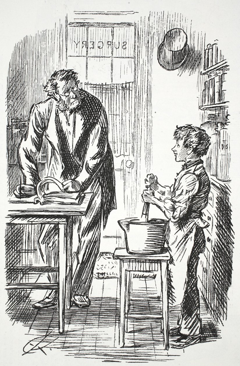 Préparation de la médecine - John Leech