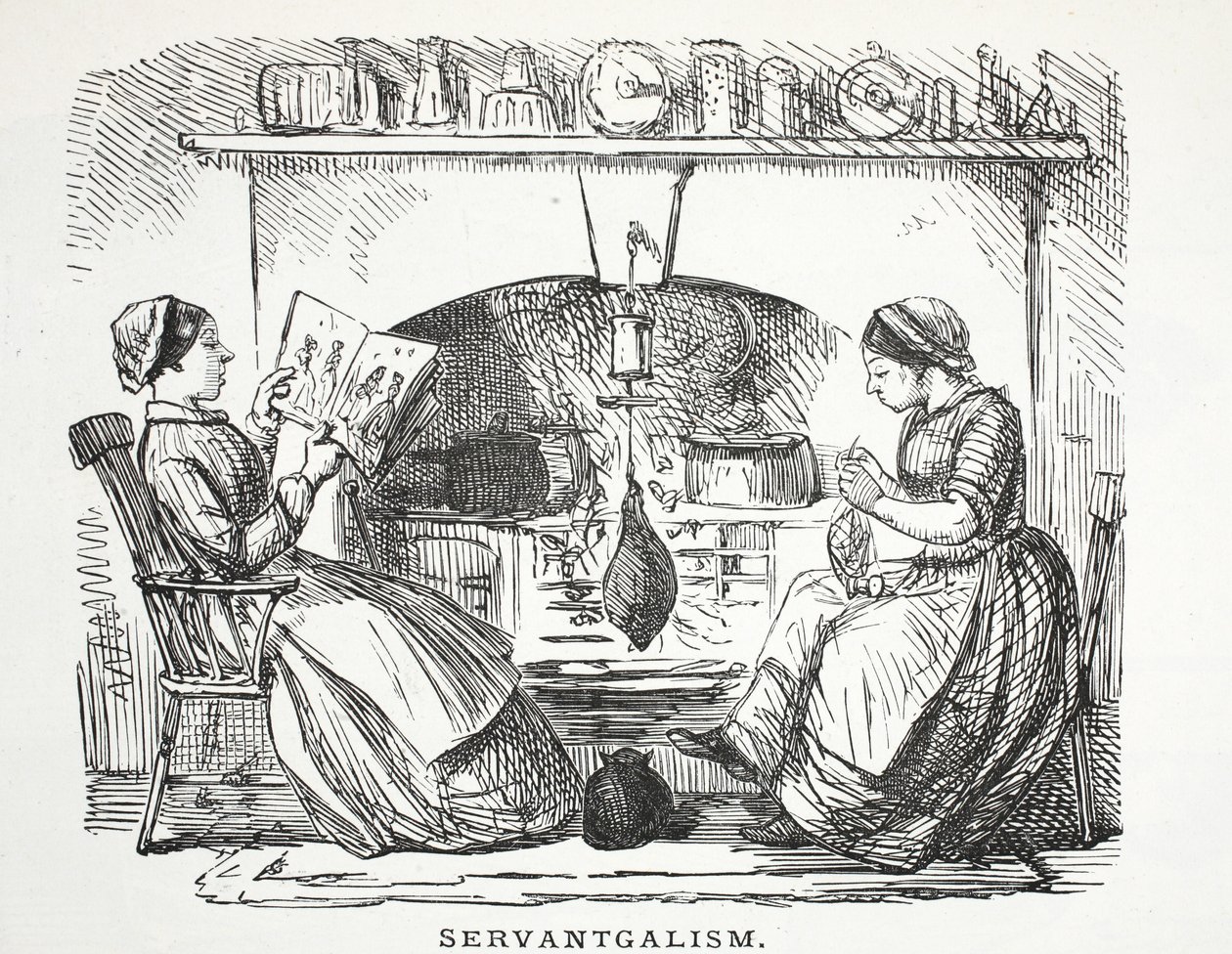 Servantgalism, 1853 - John Leech