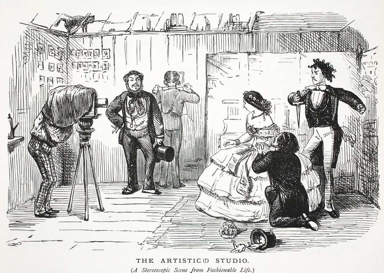 Le studio artistique (!) - John Leech