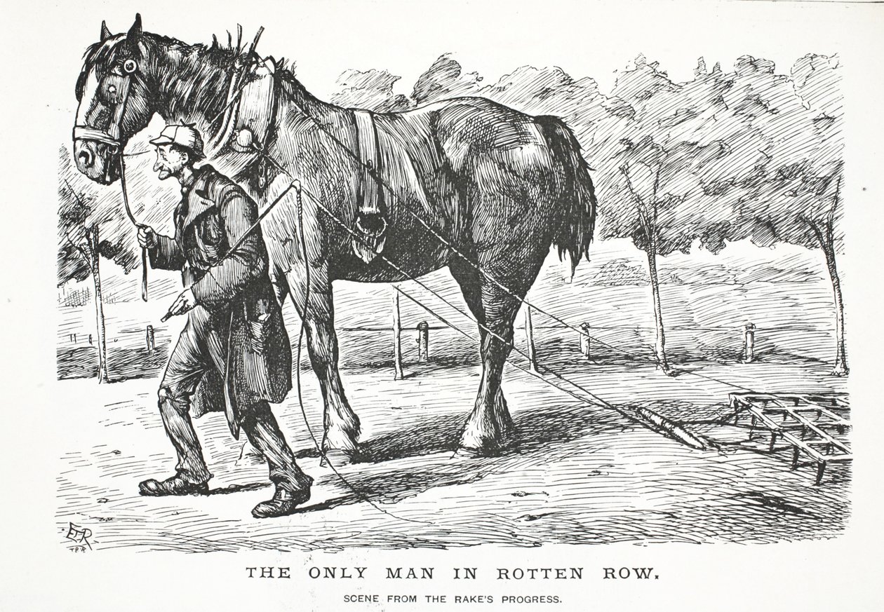 Le Seul Homme à Rotten Row - John Leech
