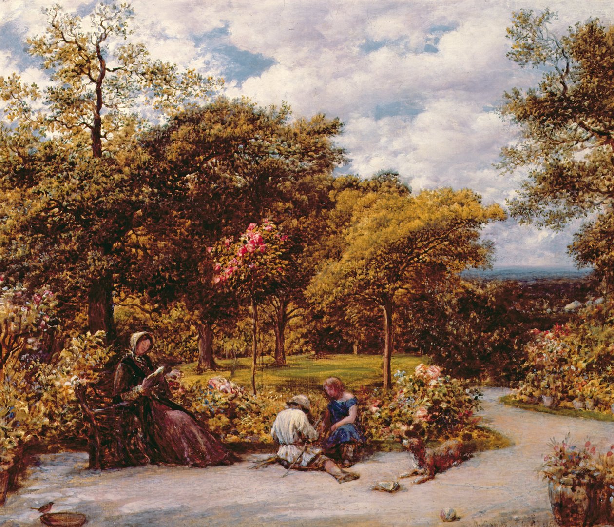 Mon Jardin à Redhill, 1859 - John Linnell
