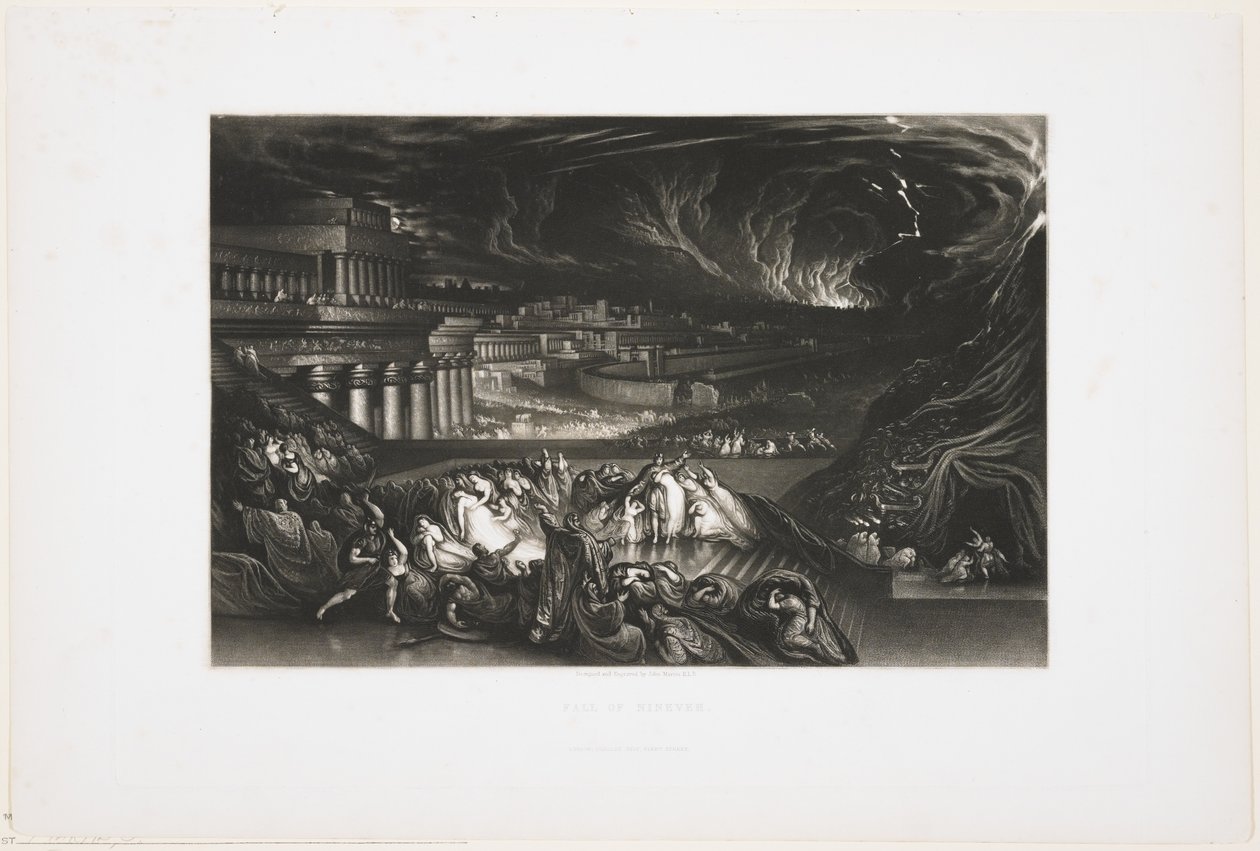 Chute de Ninive, 1826 - John Martin